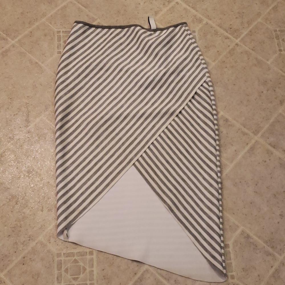 - BEC & BRIDGE asymmetric stripe skirt